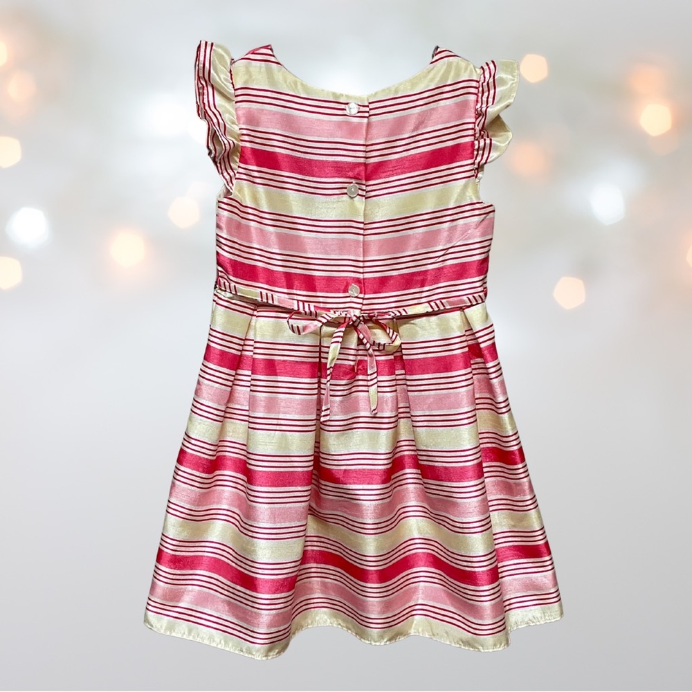 Dollie & Me Young Girls Sz 6X Satin Multi-Color Dress NWOT - Picture 2 of 2